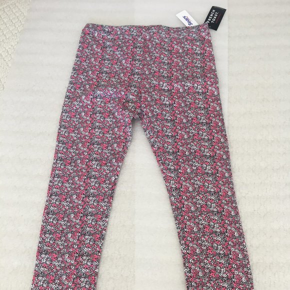 Girl's Floral Printed Legging - Picture 2 of 4